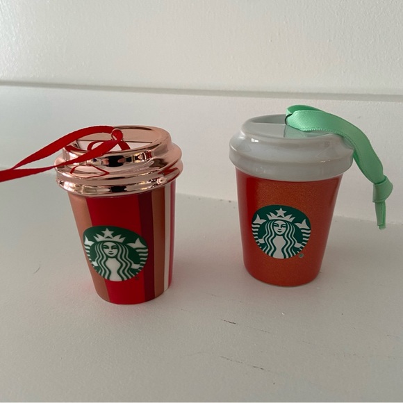 Starbucks Festive Mini Cup Ornament Collection - Set of 5 - Picture 3 of 7